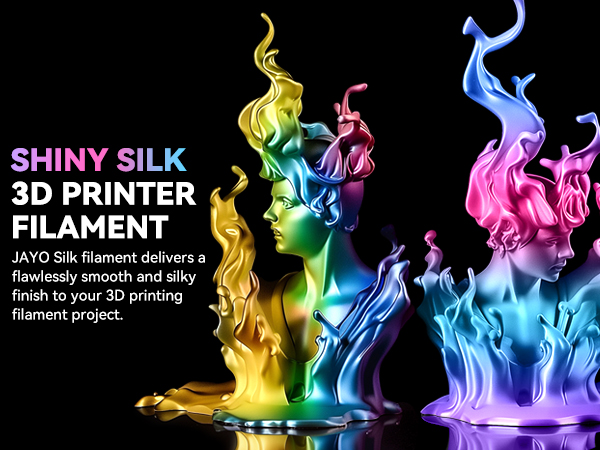 silk 3d printer filament bundle multicolor silk rainbow filament shiny silk PLA filament