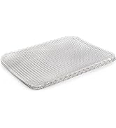 Kingrol 10-Pack Disposable Grill Toppers, 15.25 x 12 Inch BBQ Grilling Mats, Prevents Food from F...