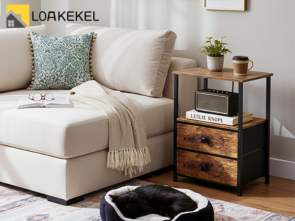 Night Stands Set of 2 for Bedroom