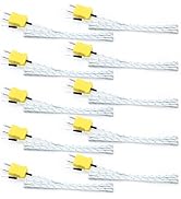 DROK K Type Thermocouple Probe - 10 Pack Type K Temperature Probes &amp; Sensors for Thermocouple The...