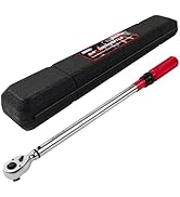 Hairich 3/4-Inch Torque Wrench, Dual-Direction Adjustable 60 tooth 100-400ft.lb/136-542Nm, Profes...