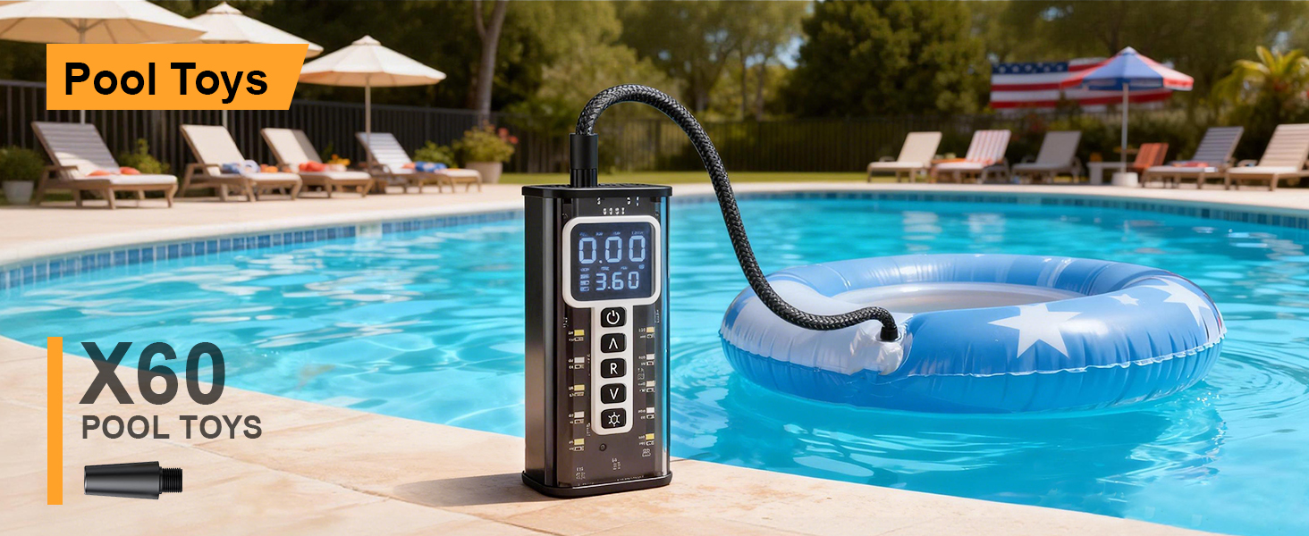 tire inflator with gauge