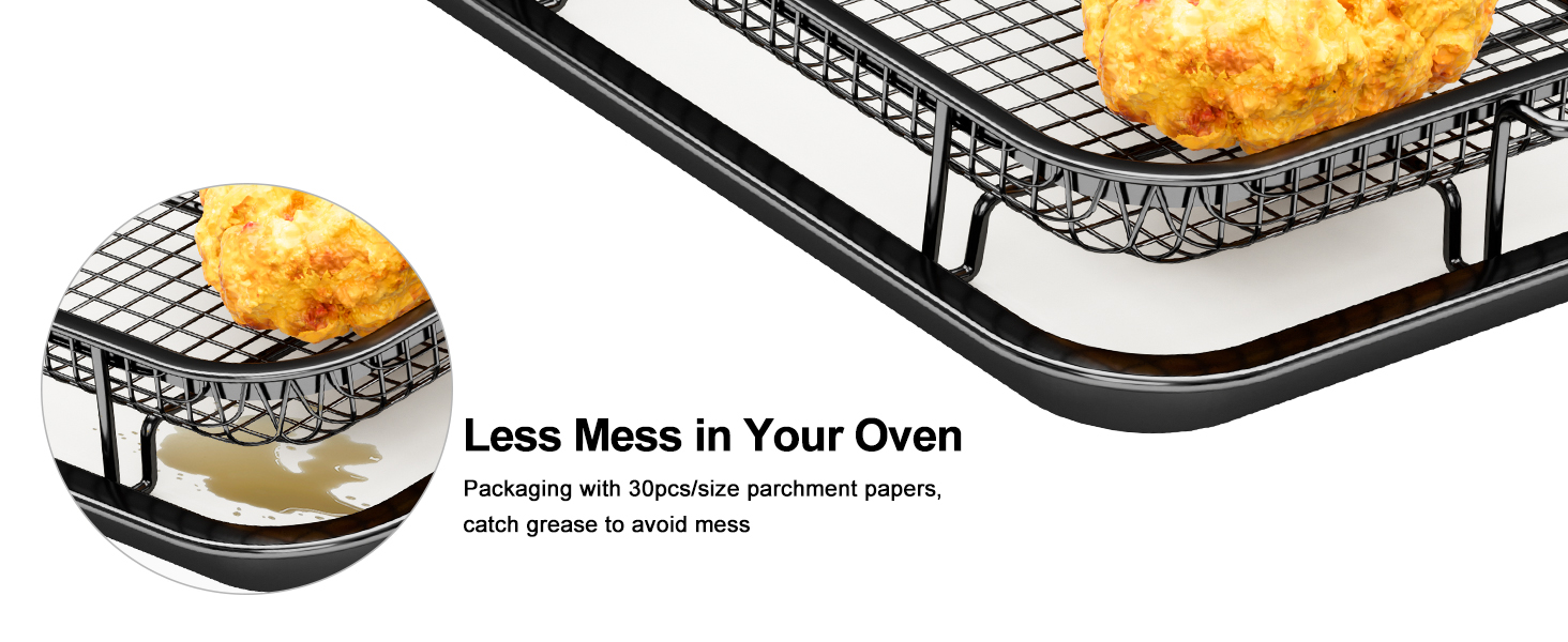 oven air fryer basket and tray