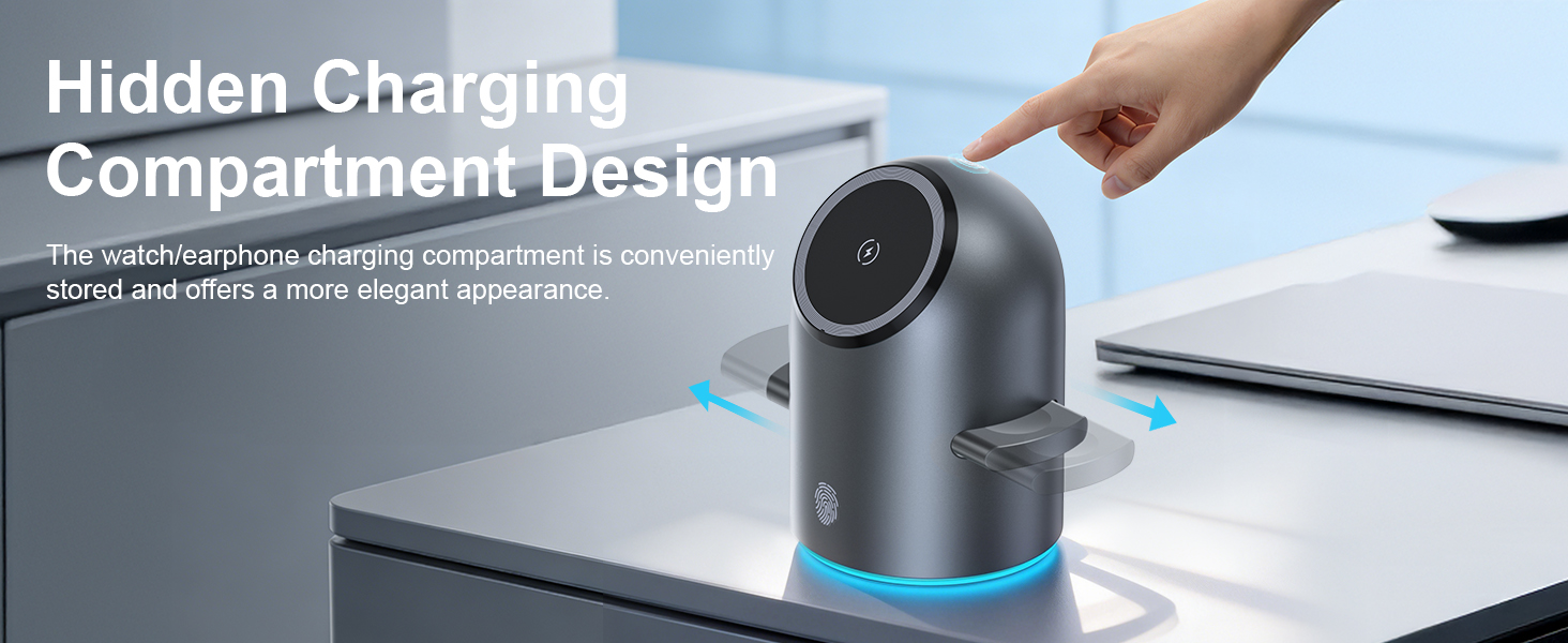 Hidden Charging Compartment Design