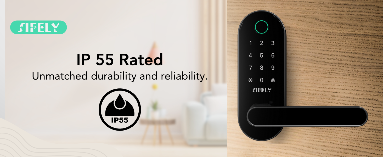 Sifely S wifi black Ip 55