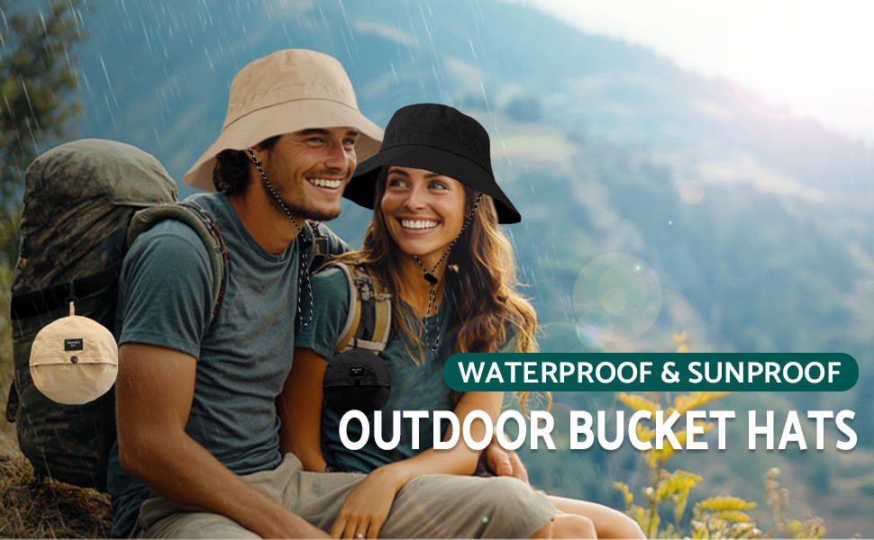 Quick Dry Waterproof Packable Bucket Hat