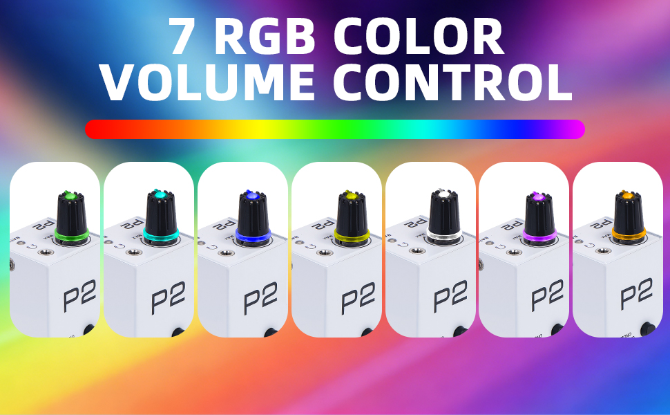 Seven-Color Breathing Light Volume Knob