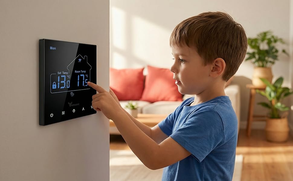 WiFi Smart Thermostat for Radiant Floor Heating