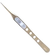 ALLEX Craft Tweezers Precision Japanese Stainless Steel Tweezers [Titanium Coating], Made in JAPA...