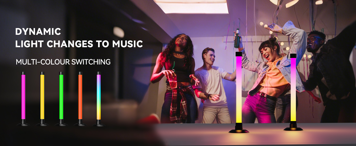 led tv lights color changing