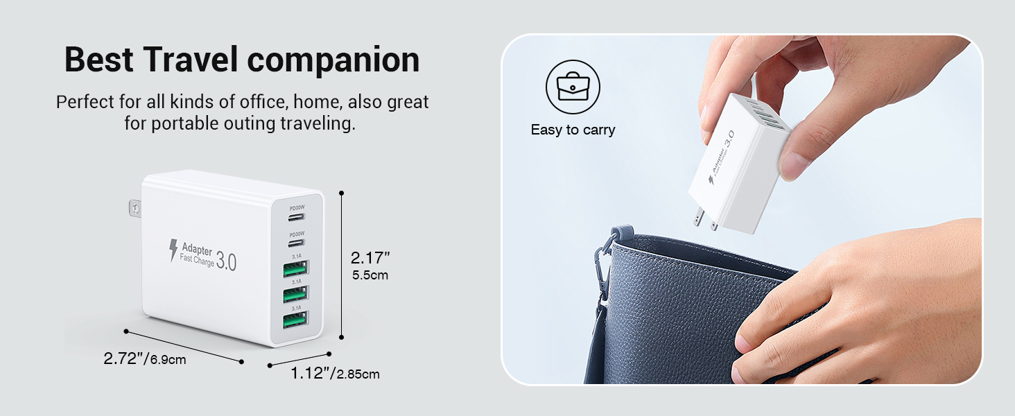 USB Wall Charger Block