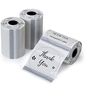 [3x140 pcs] Phomemo Transparent Circle Label, 1.96"x1.96"(50x50mm) Round Thermal Label Compatible...