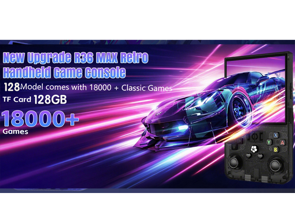 2025 new upgraded R36MAX retro handheld game console