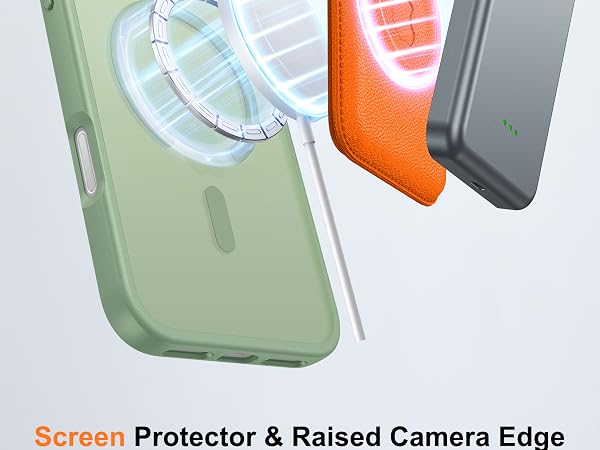 FNTCASE for iPhone 17 ProMax Case: Compatible with Magsafe - Ultra-Strong Magnetic