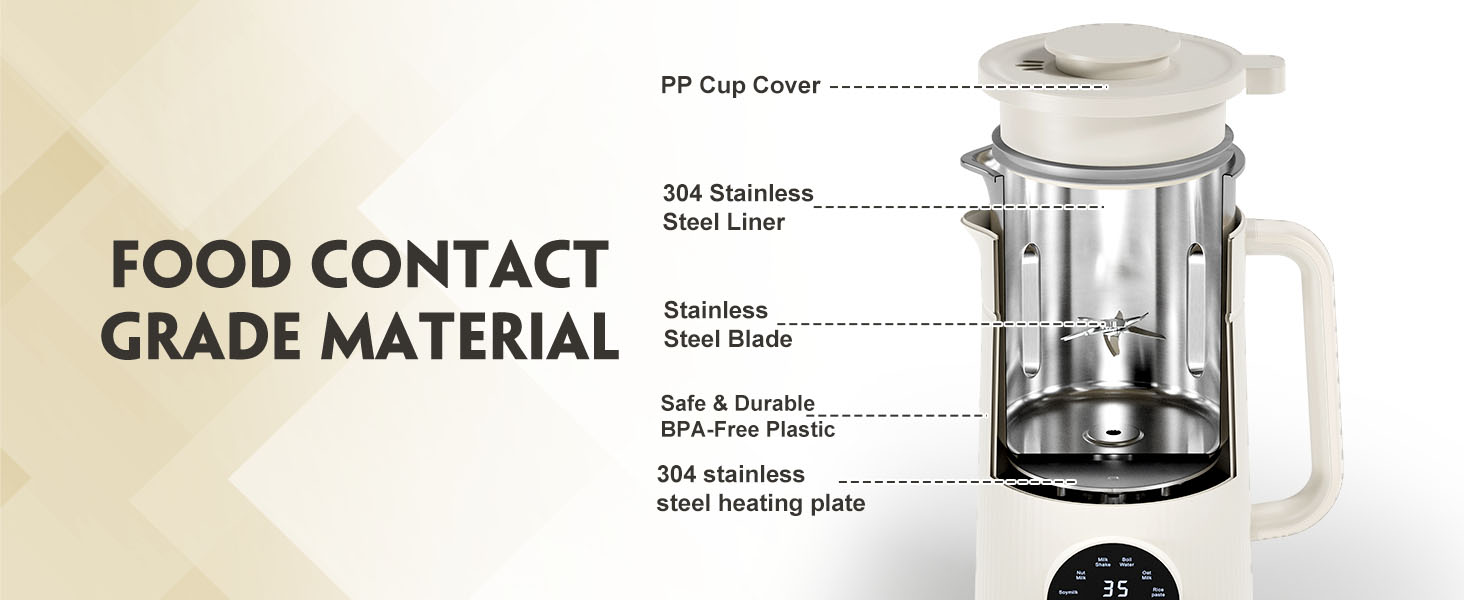 Timer set of Mooye Automatic Nut Milk Maker Machine for Homemade