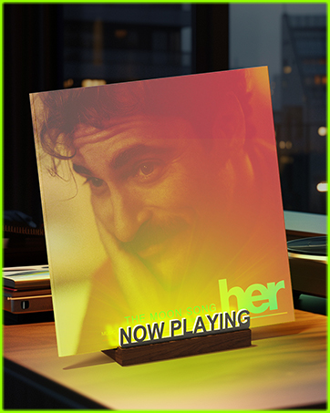 Now Playing Vinyl Record Stand