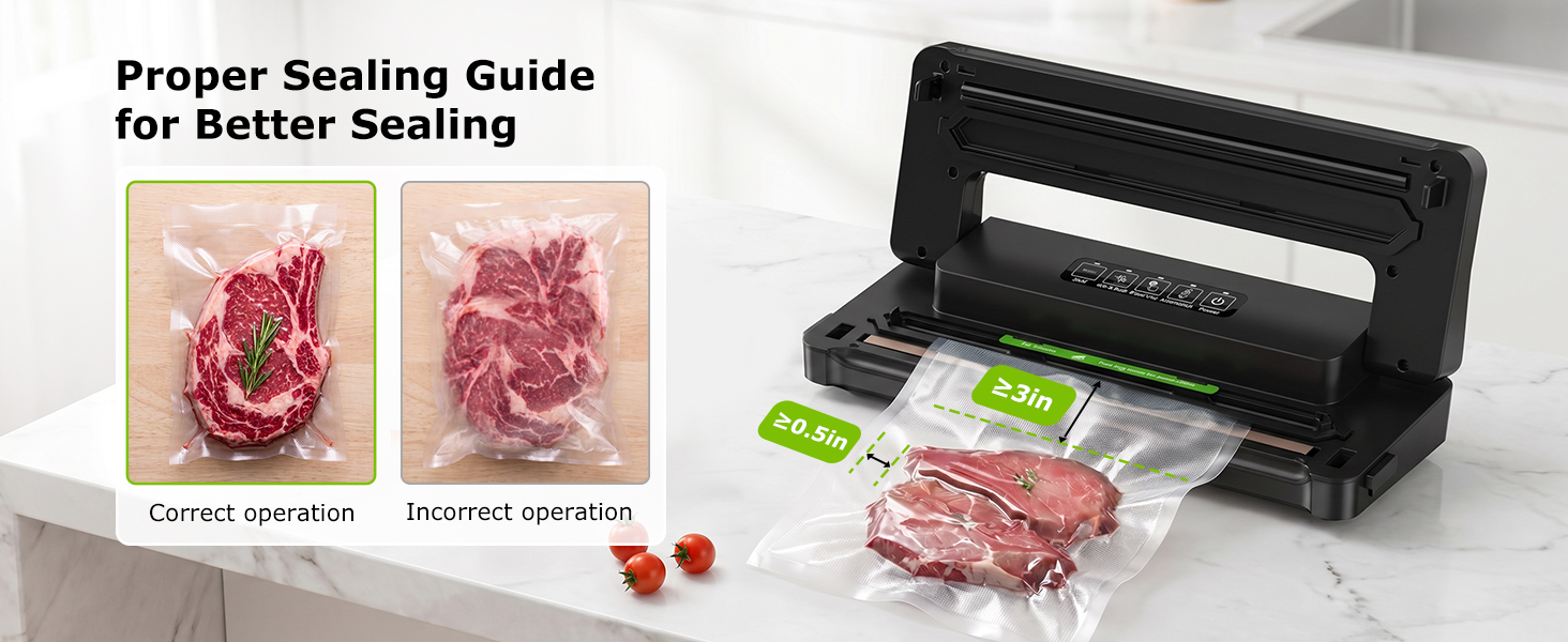Bonsenkitchen Vacuum Sealer Machine