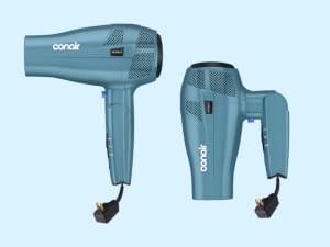 Hair dryer folded