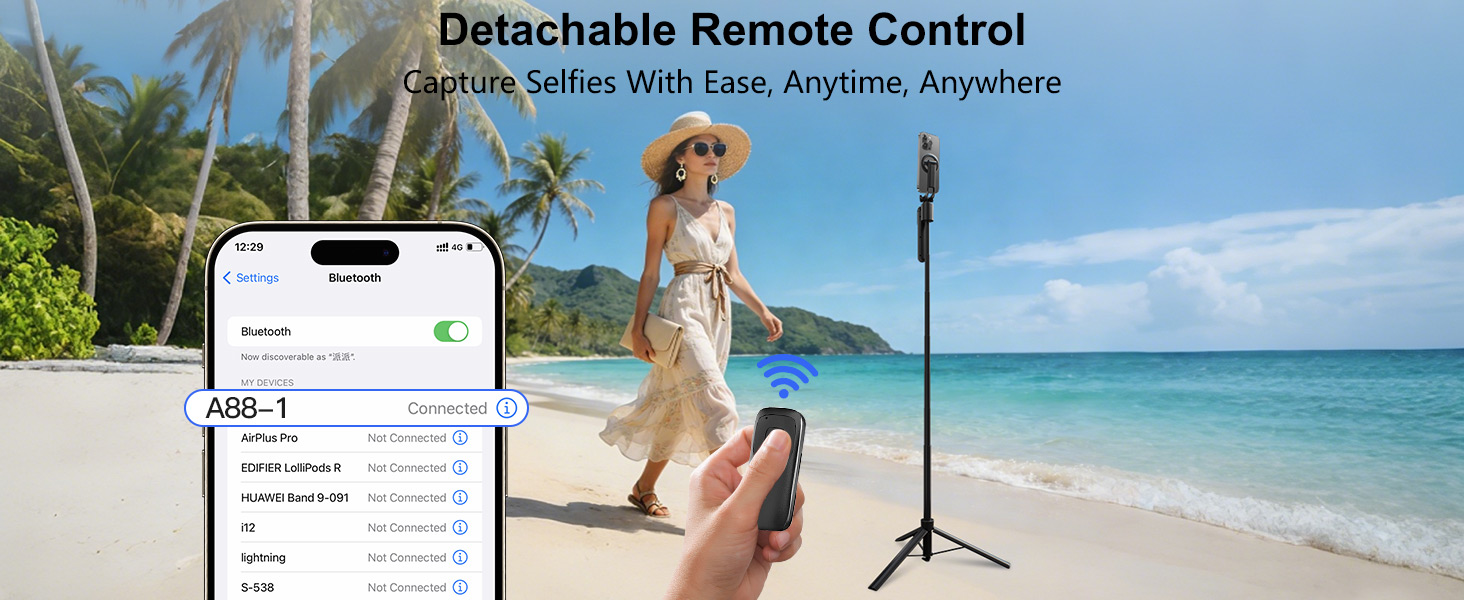 phone tripod with remote