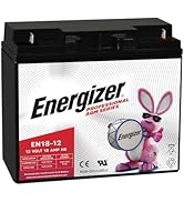 Energizer EN18-12, 12 Volt 18 Amp Hr, Long Lasting Sealed Lead Acid AGM Rechargeable Battery Idea...