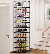 10 tier shoe rack