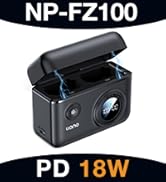 NP-FZ100 CHARGER W18W Fast NP-FZ100 Dual Charger ITH Corloful Case