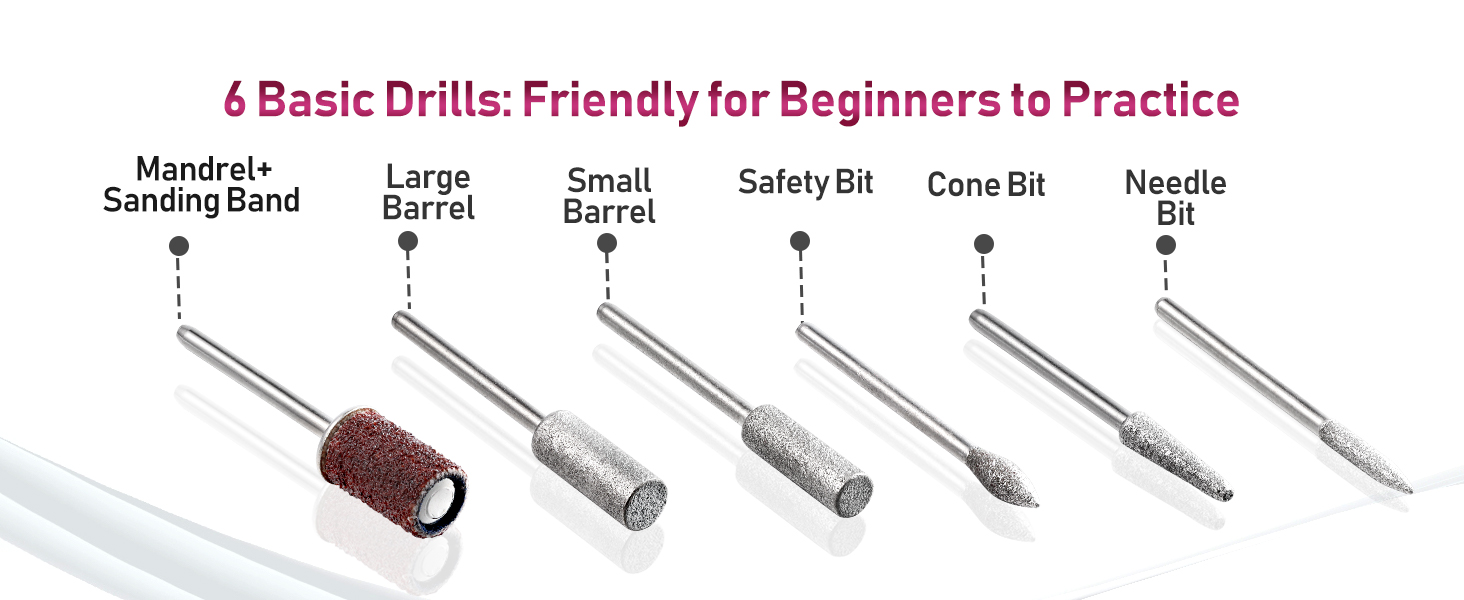 Cordless Nail Drill Electric File Lima de taladro de uñas eléctrica inalámbrica