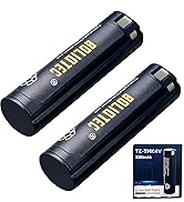 BolidTec 2-Pack 3200mAh Replacement Battery for Milwaukee Headlamp &amp; Flashlight - 3X Faster USB C...