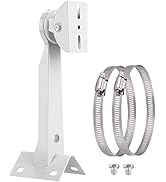 wsdcam CCTV Security Camera Universal Mounting Bracket for Corner Wall &amp; Utility Pole, 90° Rotati...