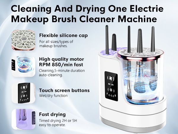 makeup brush cleaner machine