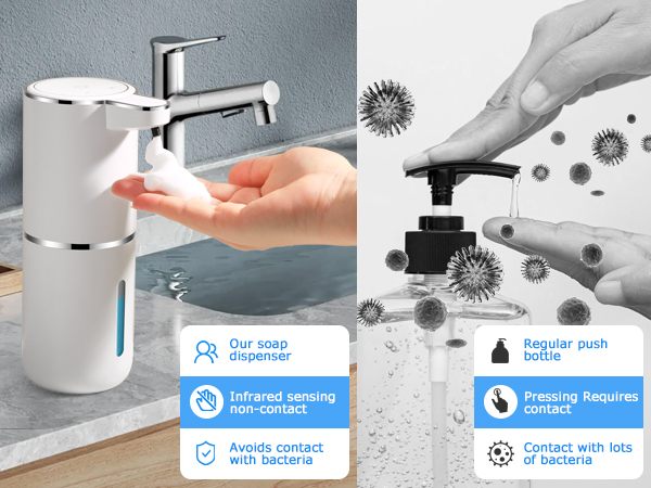 foaming hand soap dispenser,kitchen soap dispenser set,bathroom soap dispenser set