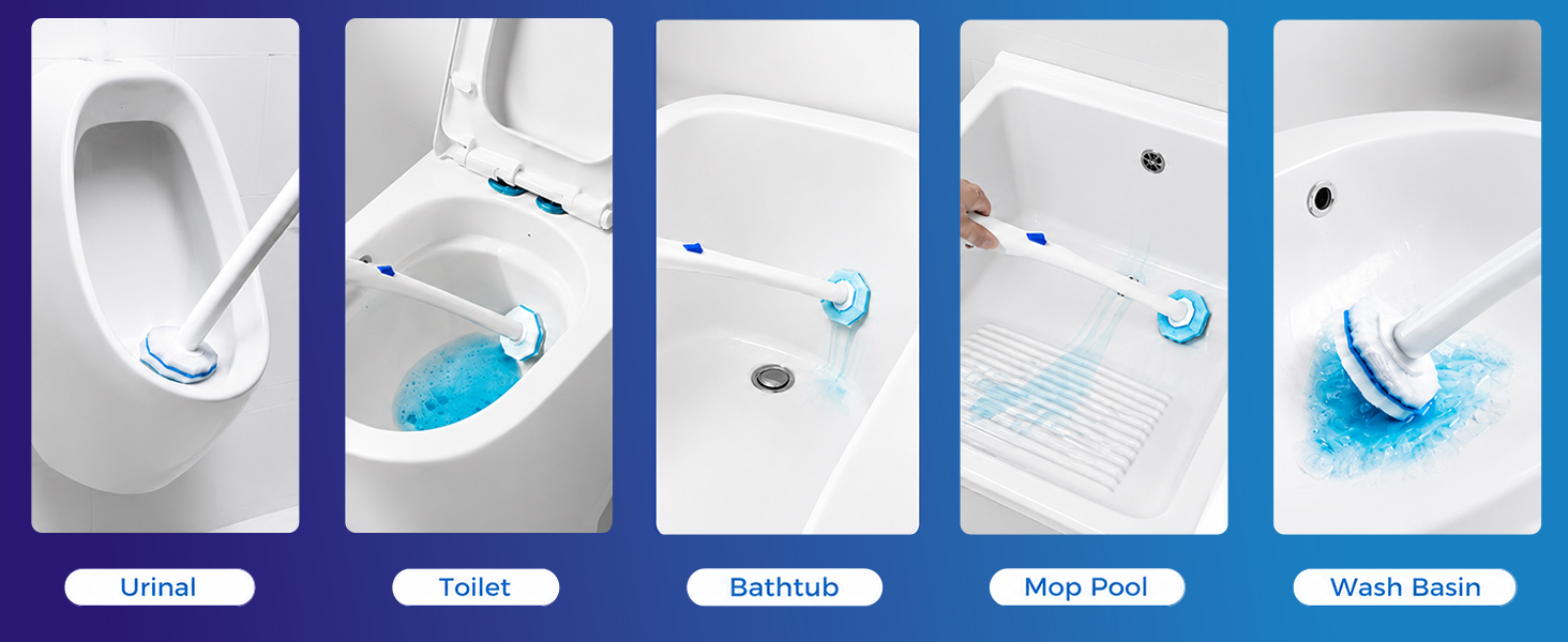 disposable toilet cleaner wand