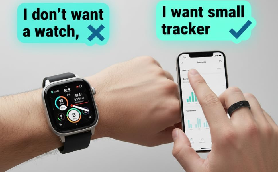 No Watch. Just a Small Tracker.