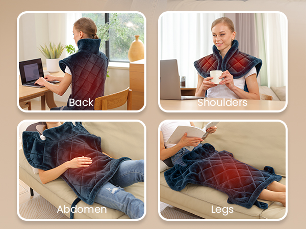 heating pad full back