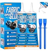 Nanoxa 100ml Fabric Glue, Extra Strong Quick Bond Fabric Adhesive, Machine Washable and Permanent...