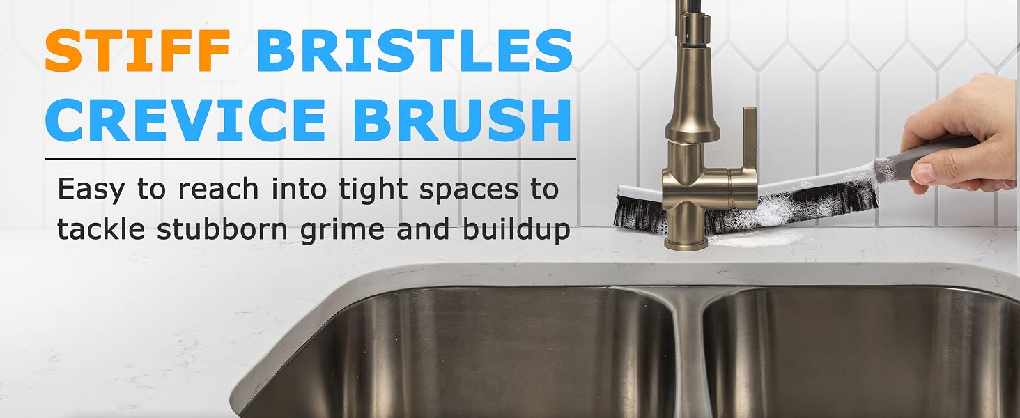 stiff bristles