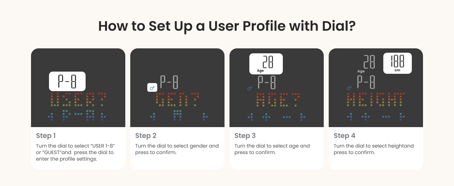 Smart Scale for Body Weight, Weight Scale with VA Large Display for BMI, Body Fat, Muscle Mass