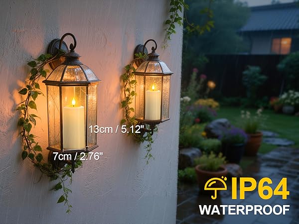 flameless rechargeable candles flickering