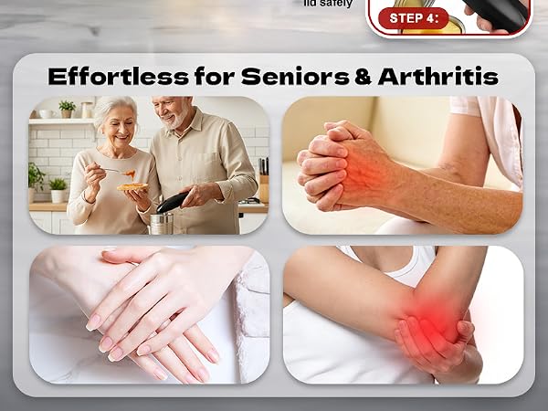 Designed specifically for the elderly and arthritis patients