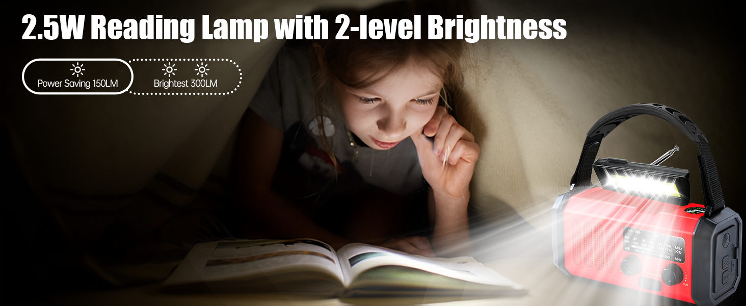 Aivica reading lamp radio