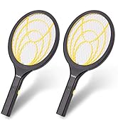 mafiti 2pack Fly Swatter Electric, Battery Powered Fly Killer Mosquito Zapper Bug Zapper Racket f...