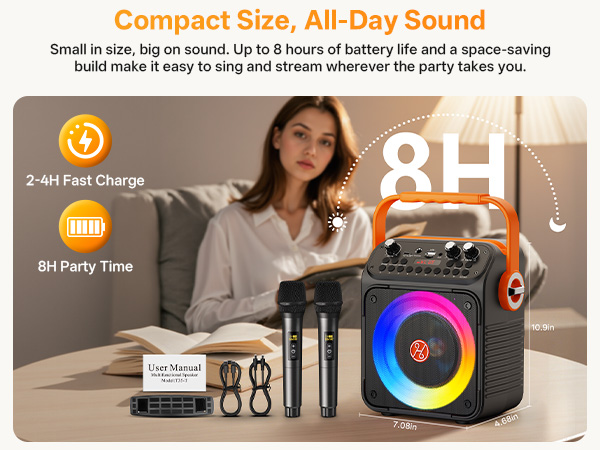 portable wireless karaoke speaker