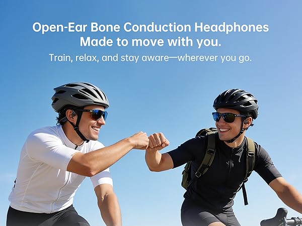 Open-Ear Bone Conduction Headphones Sports Headphones