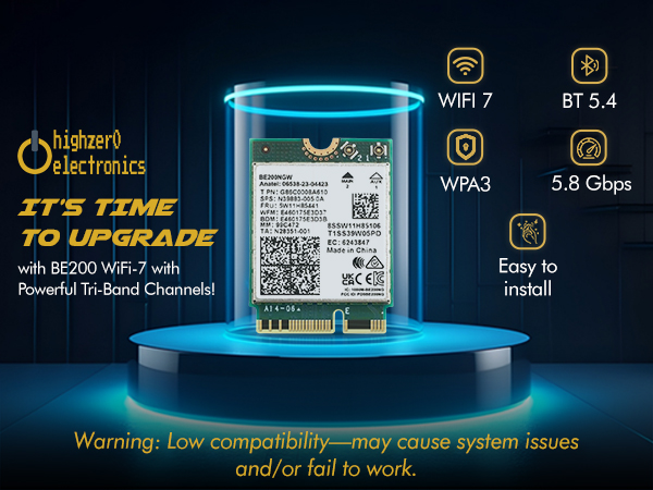 Highrzer0 WiFi 6 AX200 Card