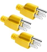 WYM world 15 Amp to 20 Amp Plug Adapter ETL Listed NEMA 5-15P to 5-15/20R 15 Amp Household Plug t...