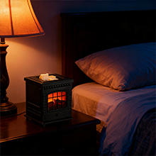 FIREPLACE WAX WARMER