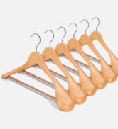 wooden suit hangers