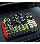 G9 Gaming Audio Mixer,Podcast Equipment Live Sound Card for Streaming,Audio Interface DJ Mixer So...