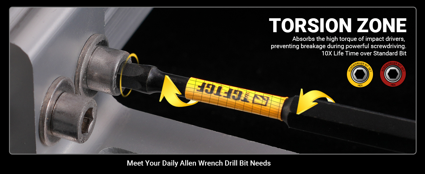 allen wrench drill bit set