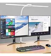 KableRika Desk lamp,Double Head LED Desk Lamp with Clamp,Architect Desk Lights for Home Office,Ey...